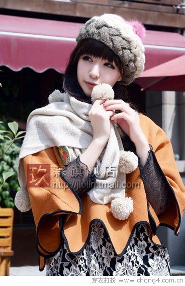 围巾 围住一季阳光