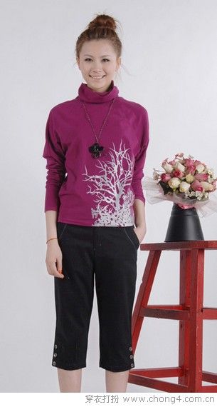 图案针织衫穿出缤纷世界